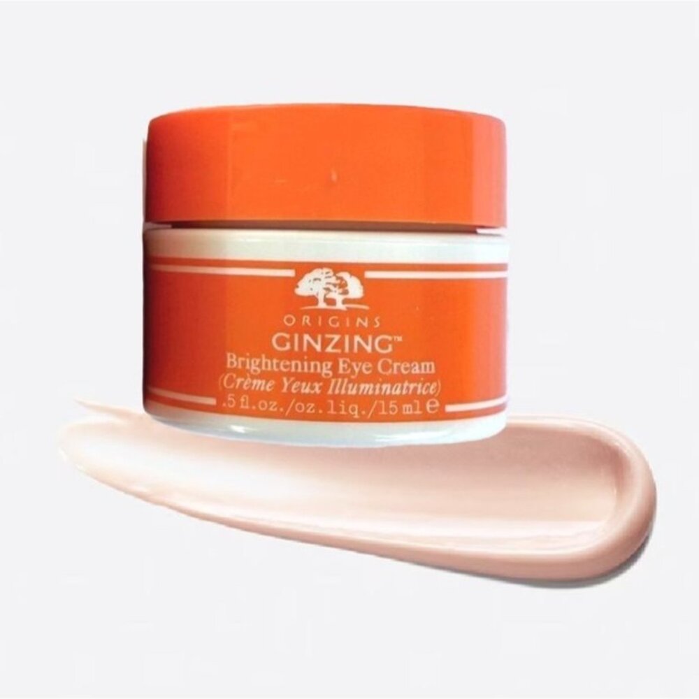 Origins GinZing Brightening Eye Cream 0.5 oz Full Size Cool Dark Circle Illumina